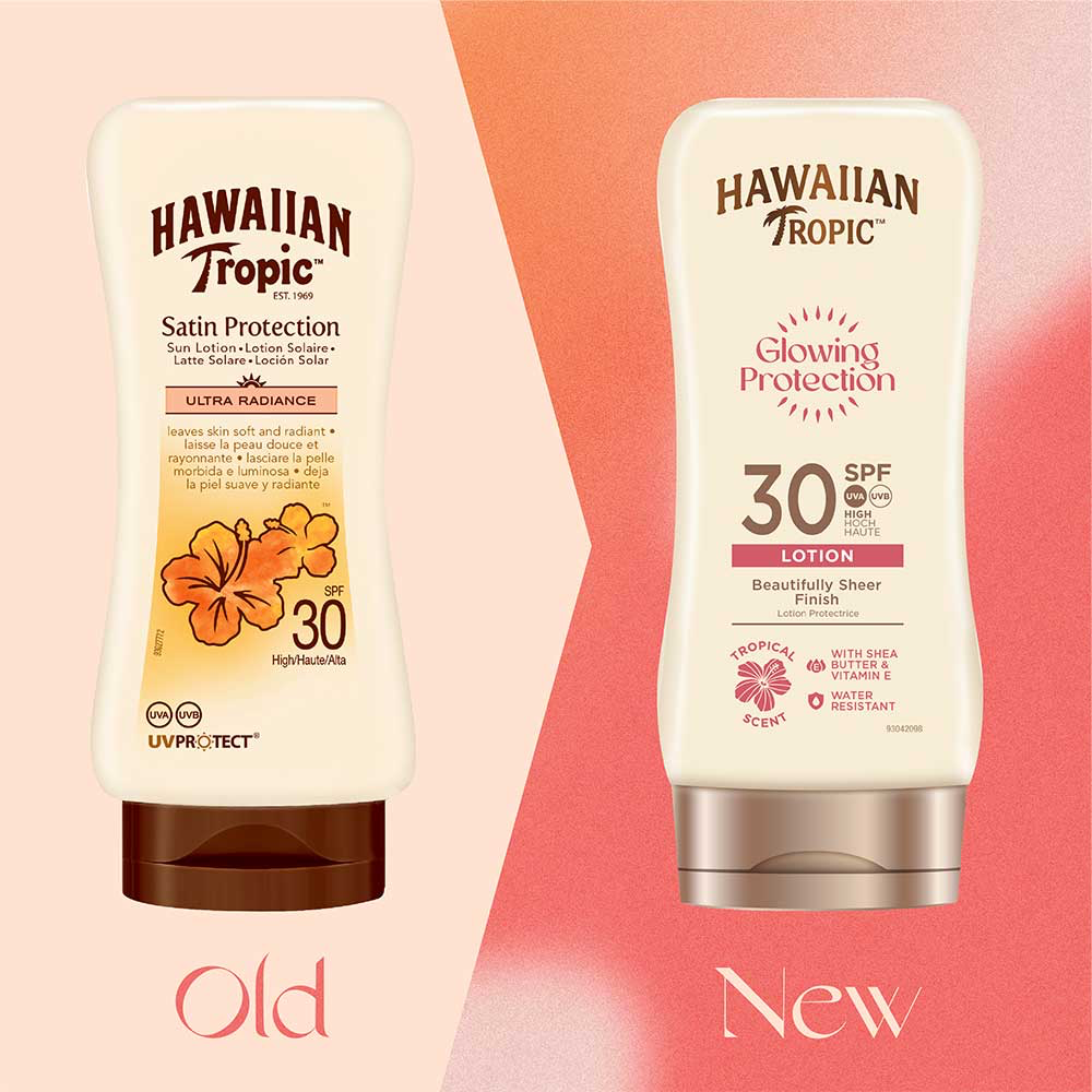 Hawaiian Tropic Glowing Protection Sunscreen Lotion SPF30 170ml