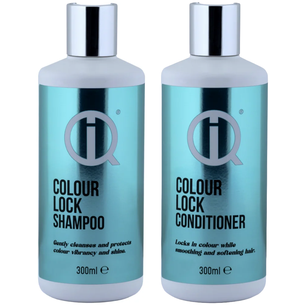 IQ Intelligent Haircare Colour Lock Shampoo & Conditioner Twin 2 x 300ml