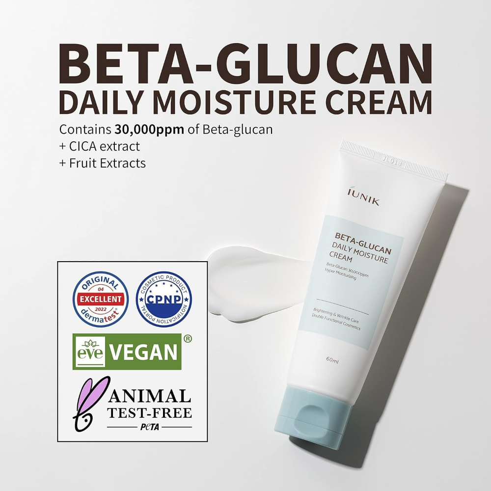 IUNIK Beta-Glucan Daily Moisture Cream 60ml