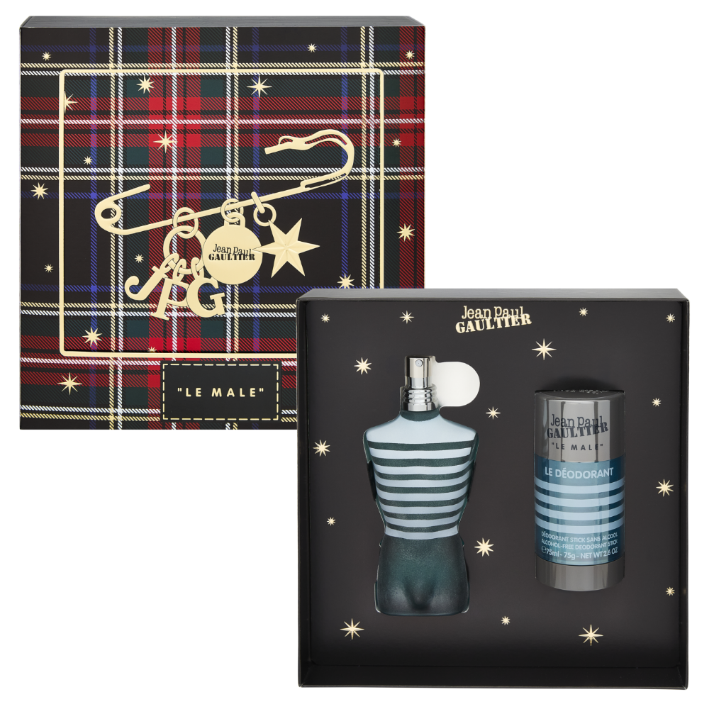 Jean Paul Gaultier Le Male Eau De Toilette & Deodorant Stick Gift Set 75ml