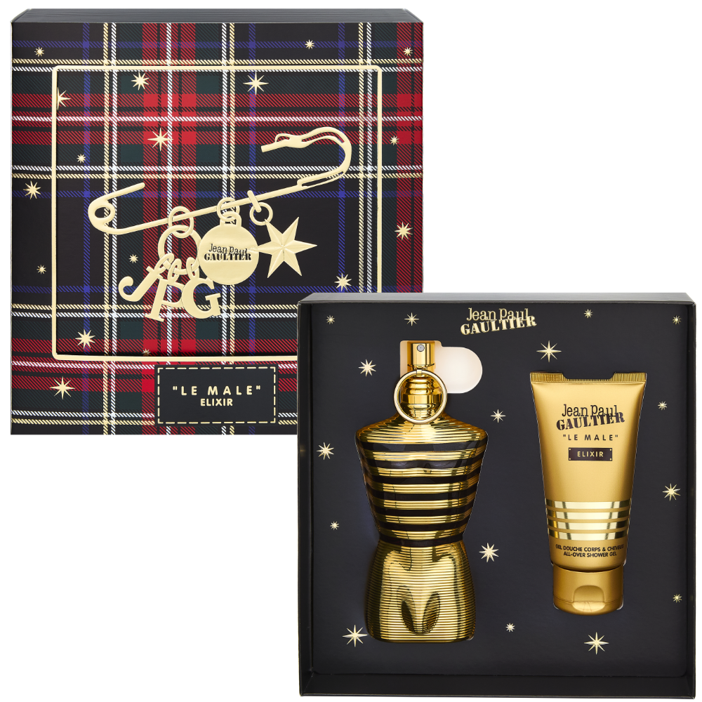 Jean Paul Gaultier Le Male Elixir Parfum & Shower Gel Gift Set 125ml