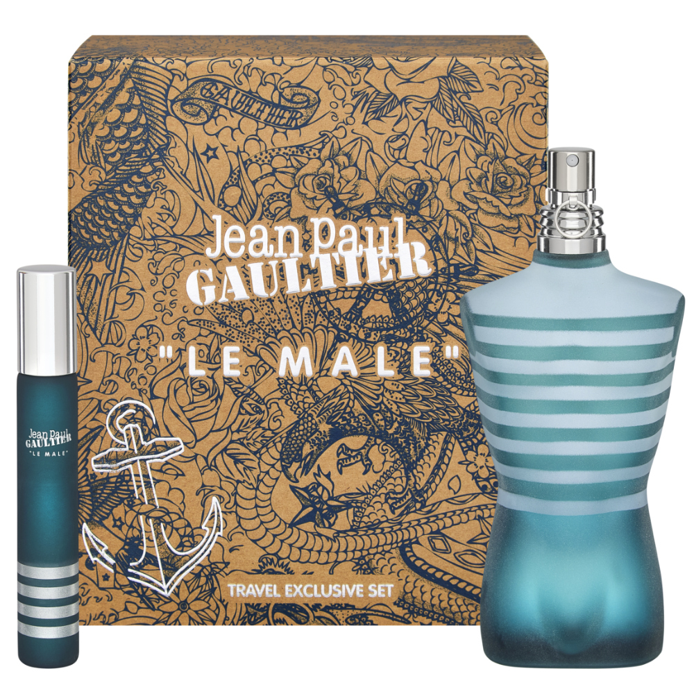Jean Paul Gaultier Le Male Eau De Toilette Gift Set 125ml