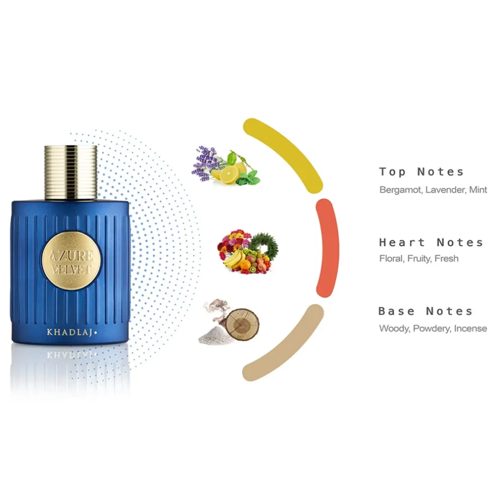 Khadlaj Azure Velvet Extrait De Parfum 100ml
