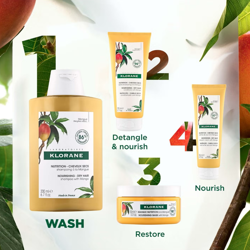 Klorane Mango Nourishing Shampoo 200ml