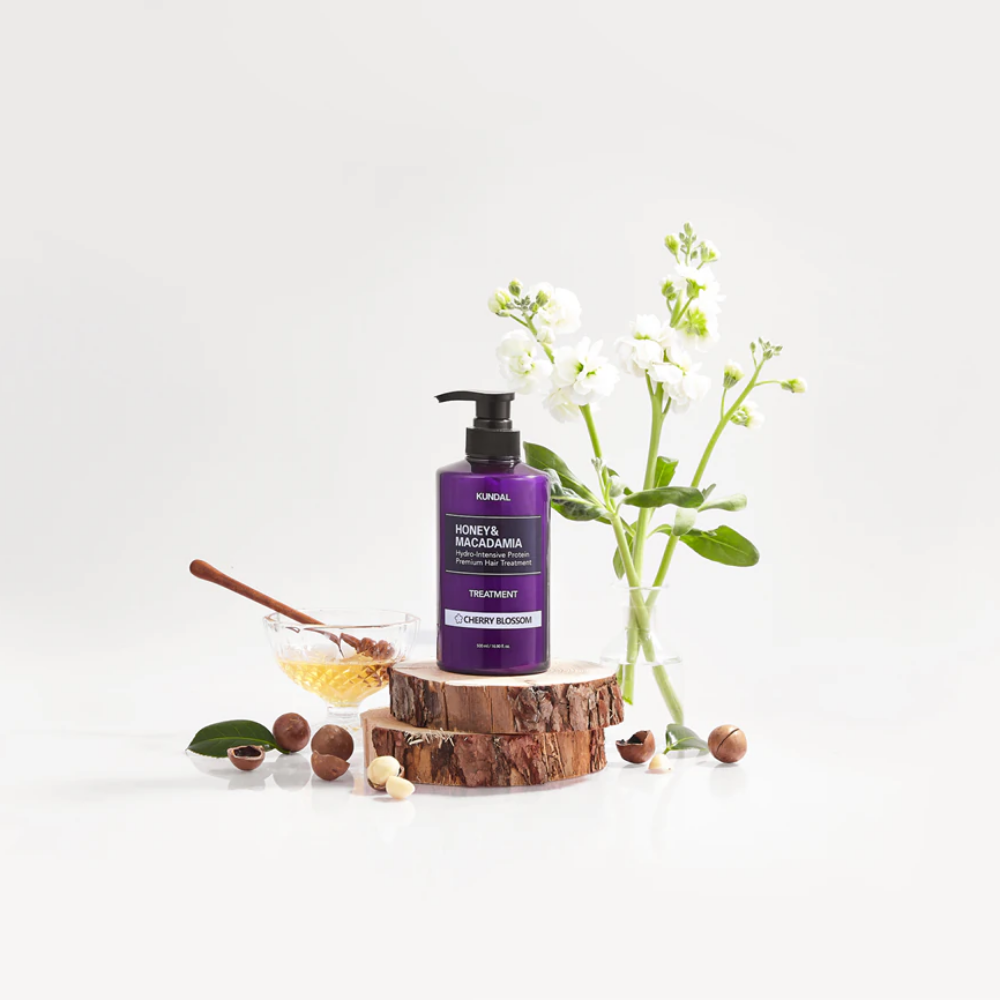 Kundal Honey & Macadamia Hydro-Intensive Protein Premium Hair Treatment Cherry Blossom 500ml