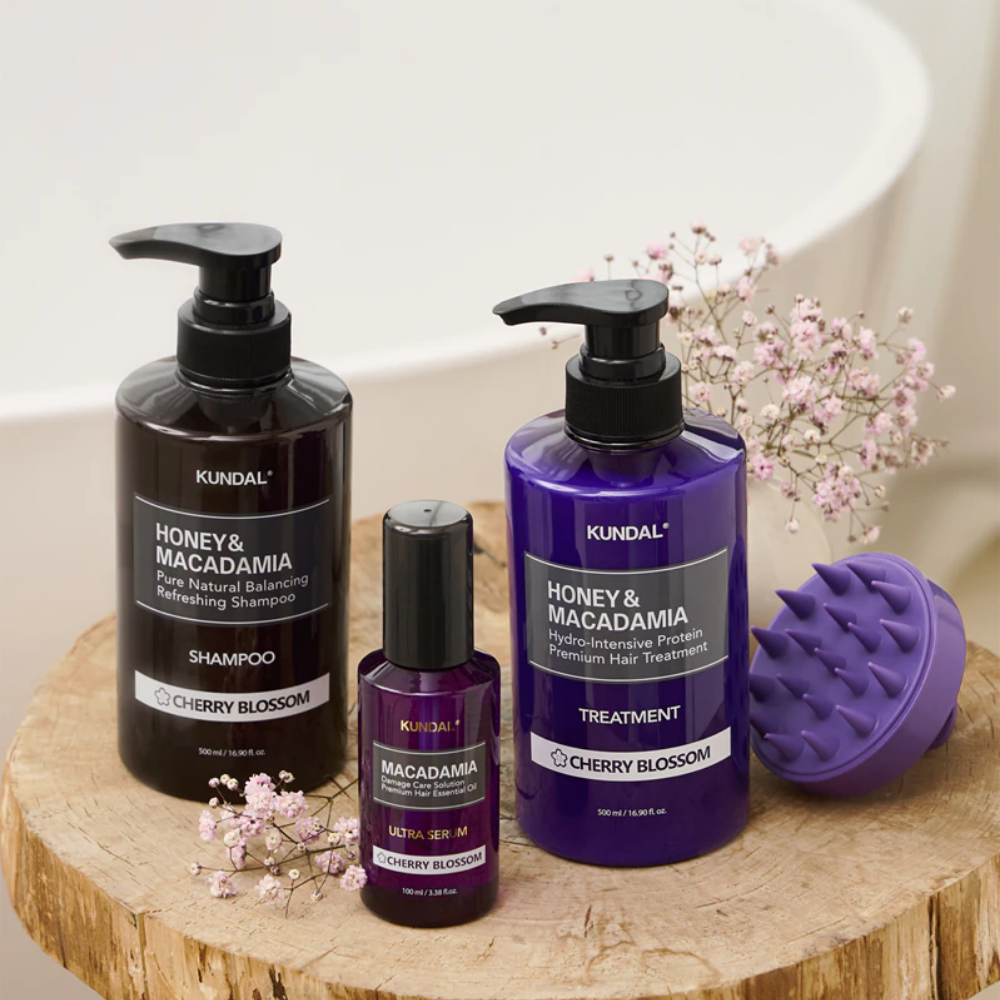 Kundal Honey & Macadamia Hydro-Intensive Protein Premium Hair Treatment Cherry Blossom 500ml