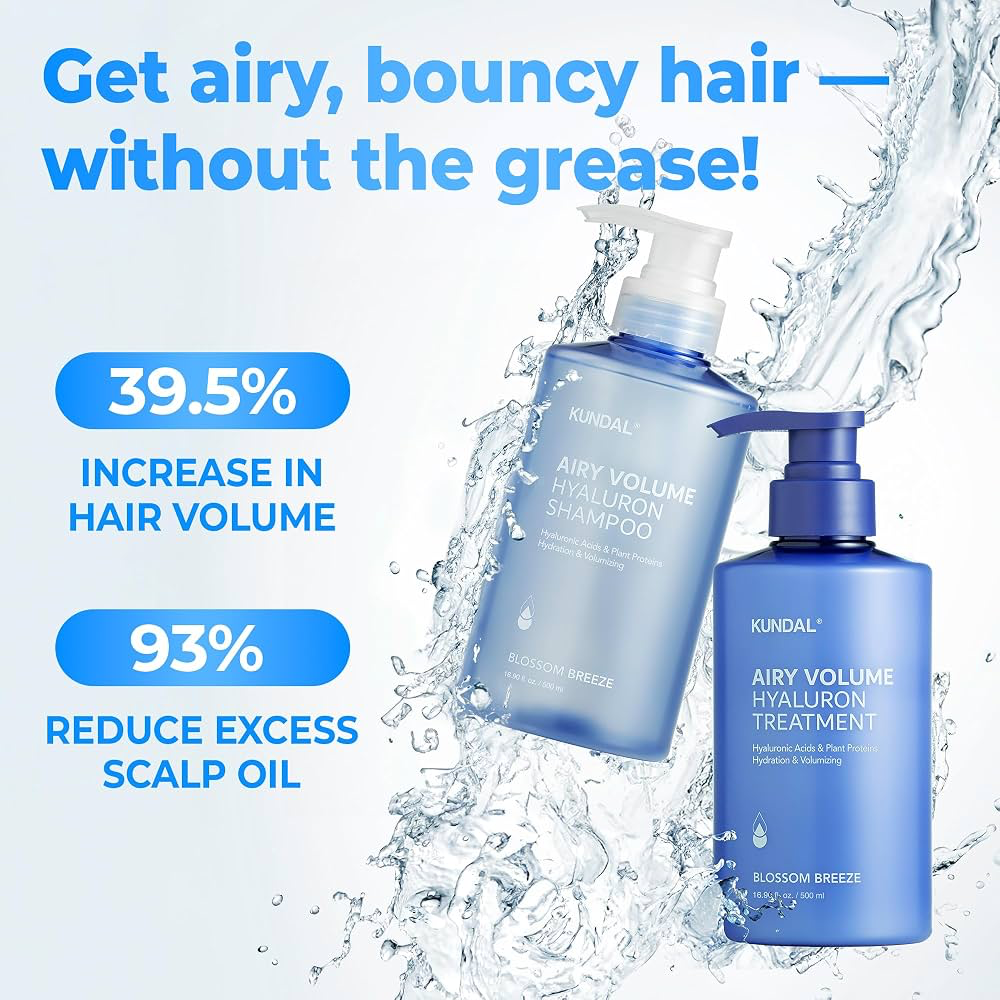 Kundal Airy Volume Hyaluron Shampoo Blossom Breeze 500ml