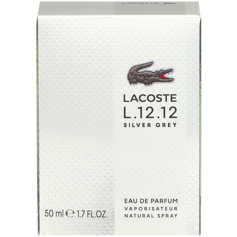 Lacoste L.12.12 Silver Grey Eau De Parfum 50ml