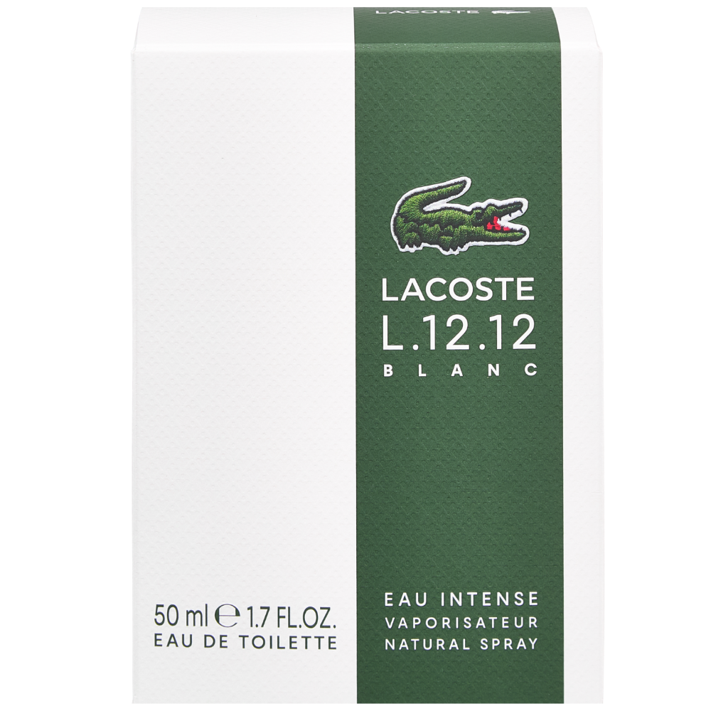 Lacoste L.12.12 Blanc Intense Eau De Toilette 50ml