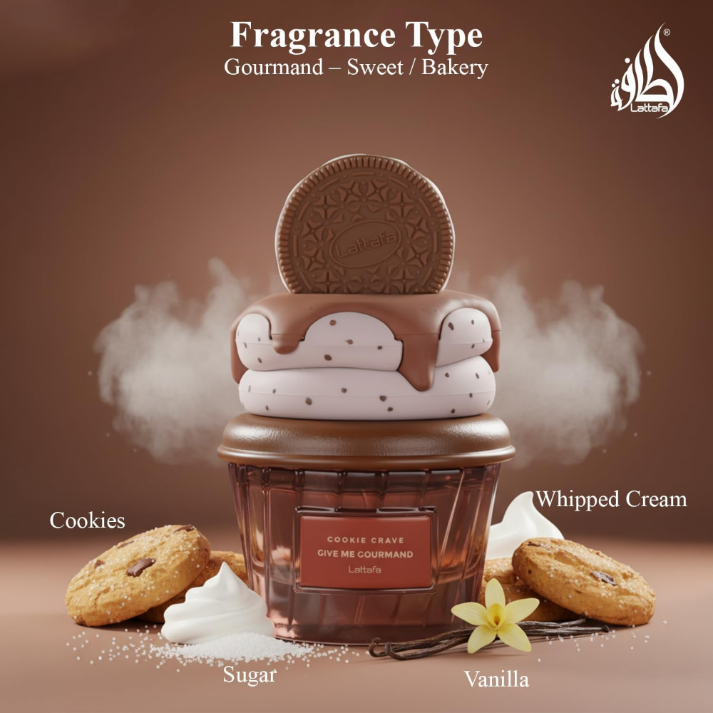 Lattafa Cookie Crave Eau De Parfum 75ml