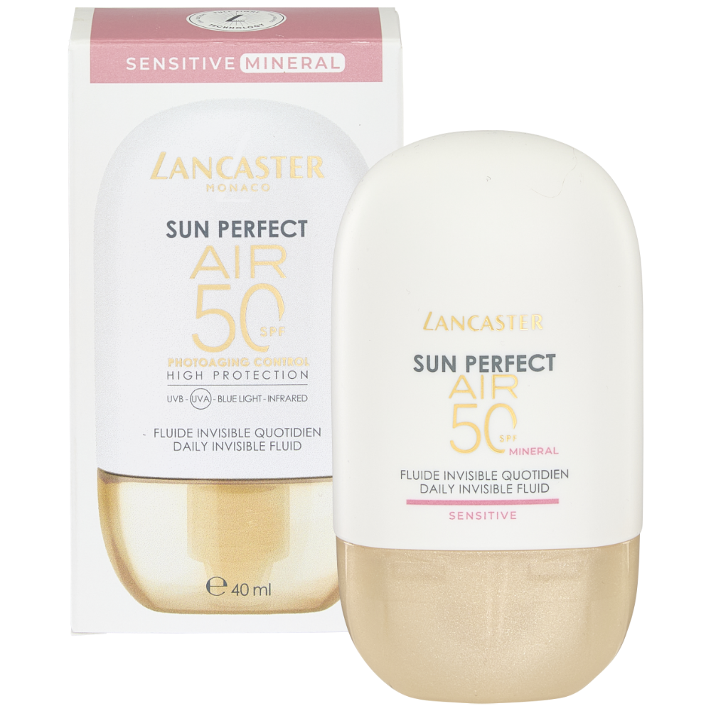 Lancaster Sun Perfect AIR Mineral Daily Invisible Fluid Sensitive SPF50 40ml