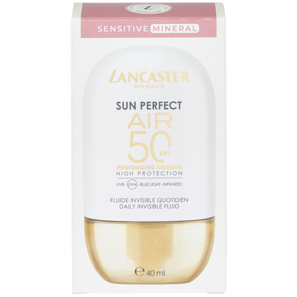 Lancaster Sun Perfect AIR Mineral Daily Invisible Fluid Sensitive SPF50 40ml