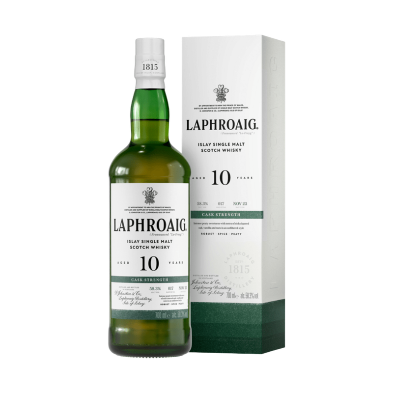 Laphroaig 10 Year Old Cask Strength Batch #017 Islay Single Malt Scotch Whisky