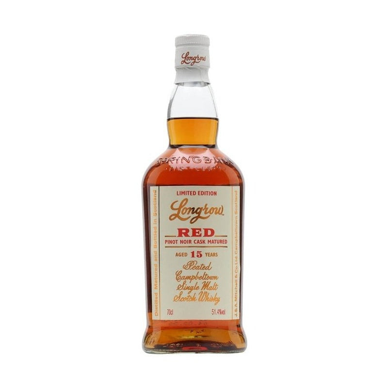 Longrow 'Red' 15 Year Old Pinot Noir Cask Matured Peated Campbeltown Single Malt Scotch Whisky