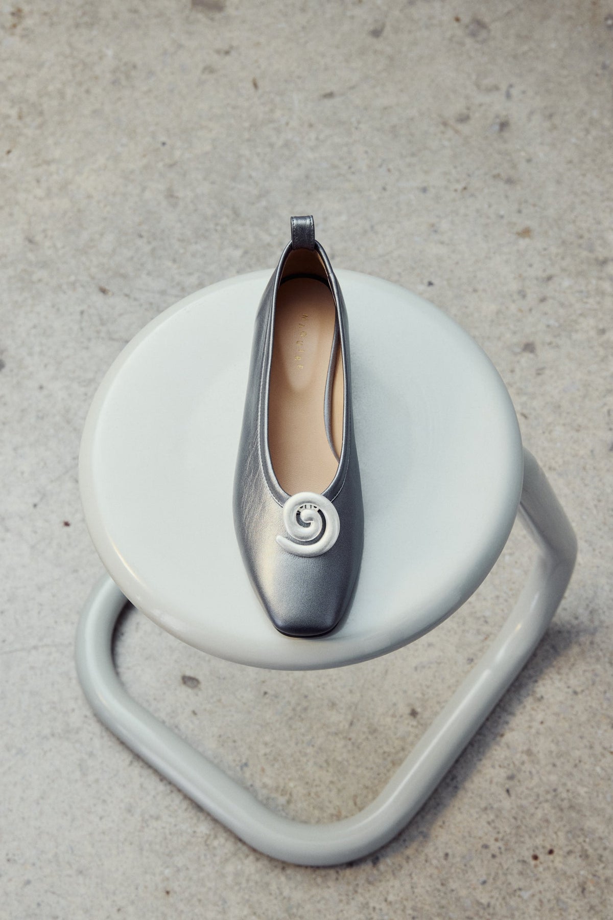 Swirl Clip Silver