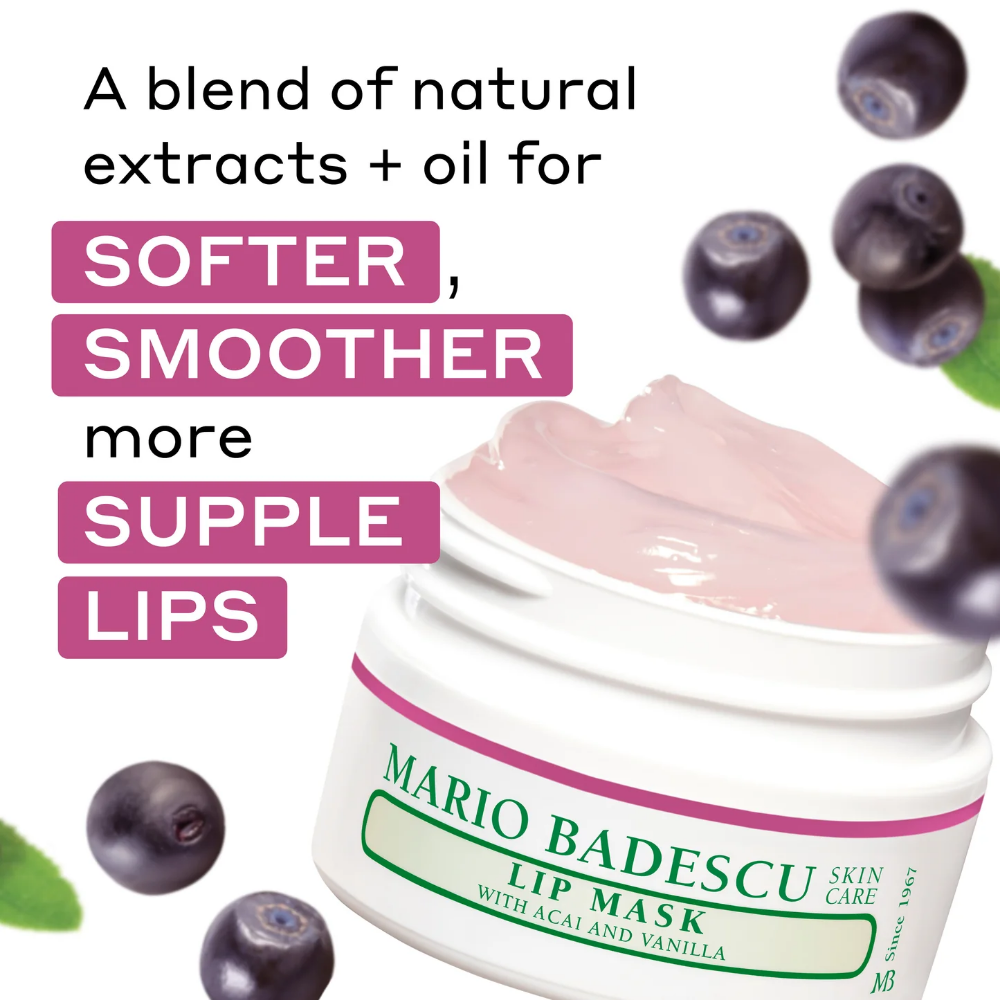 Mario Badescu Acai & Vanilla Lip Mask 14g