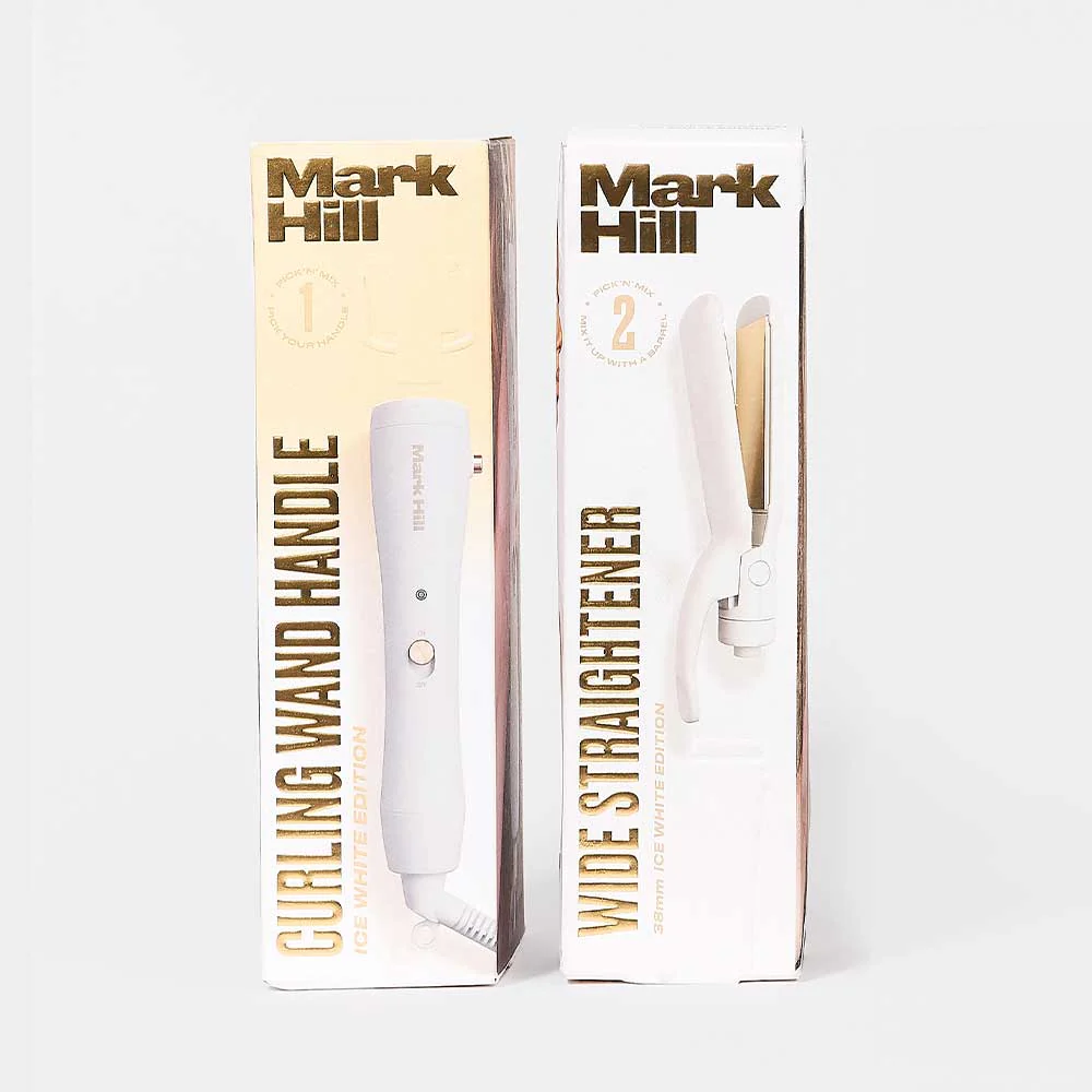 Mark Hill Pick 'N' Mix 38mm Wide Plate Straightener Attachment Ice White Edition