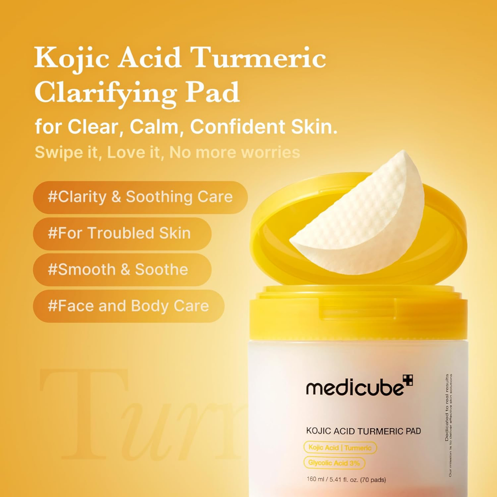 Medicube Kojic Acic Tumeric Pads x70