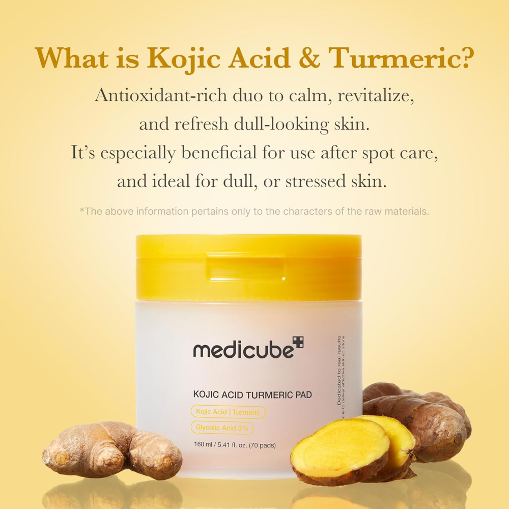 Medicube Kojic Acic Tumeric Pads x70