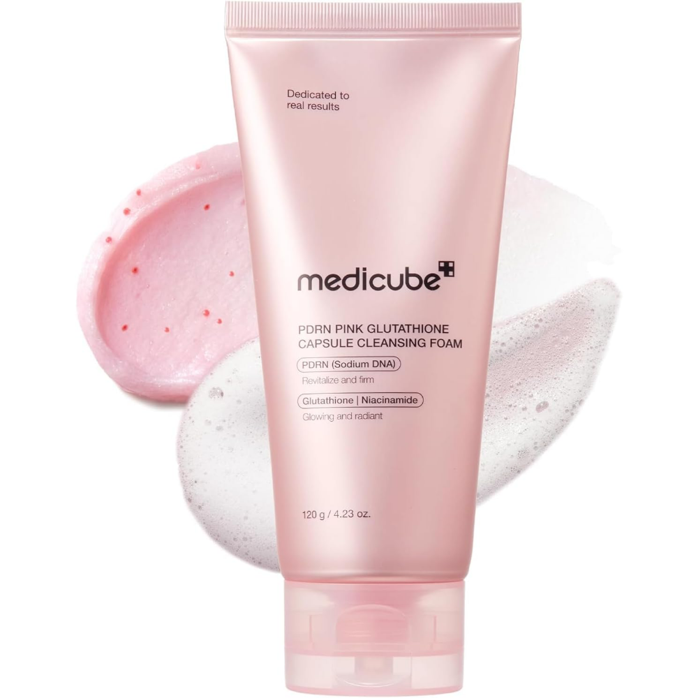 Medicube PDRN Pink Glutathione Capsule Cleansing Foam 120g