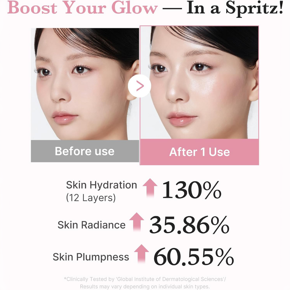 Medicube PDRN Pink Collagen Glow Jelly Mist Serum 100ml