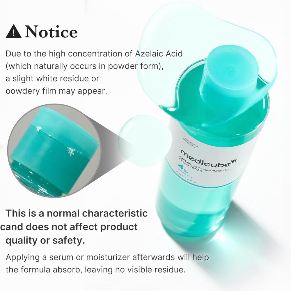 Medicube Azelaic Acid Niacinamide Clear Toner 250ml