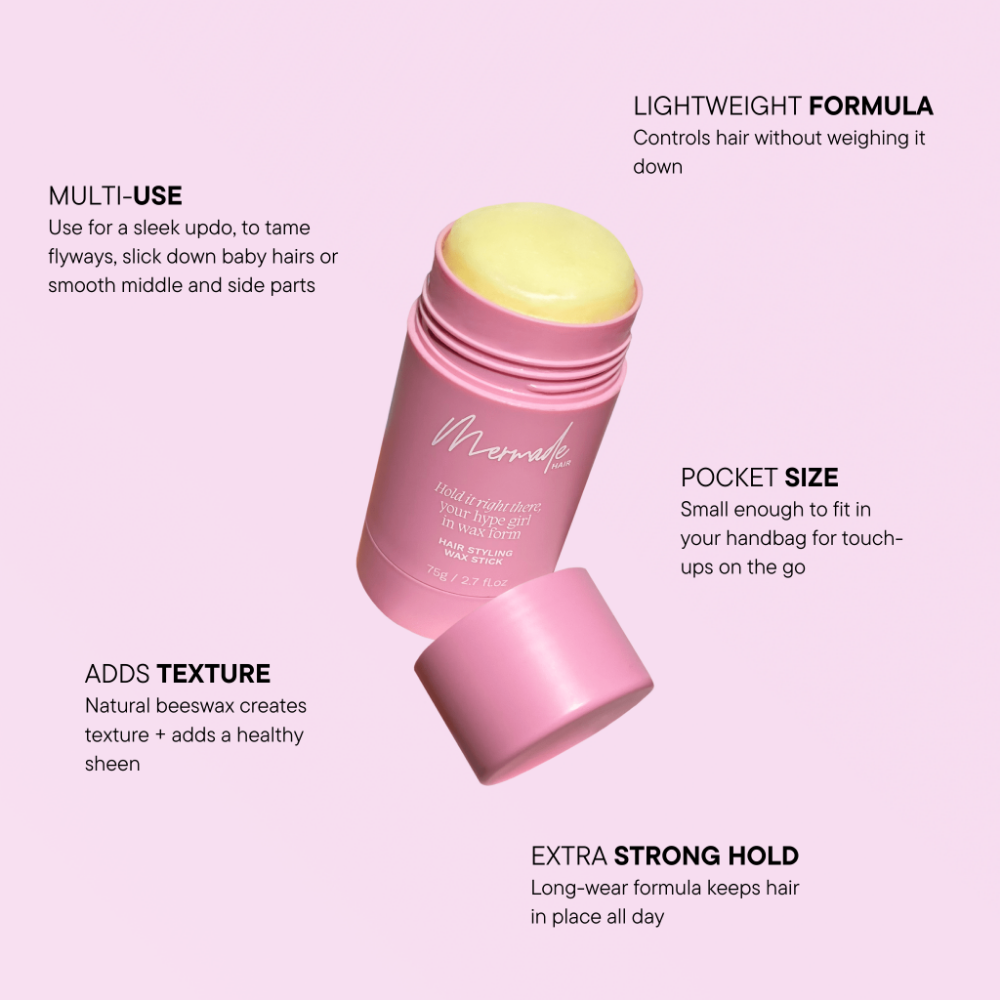 Mermade Hair Mini Hair Styling Wax Stick 15g