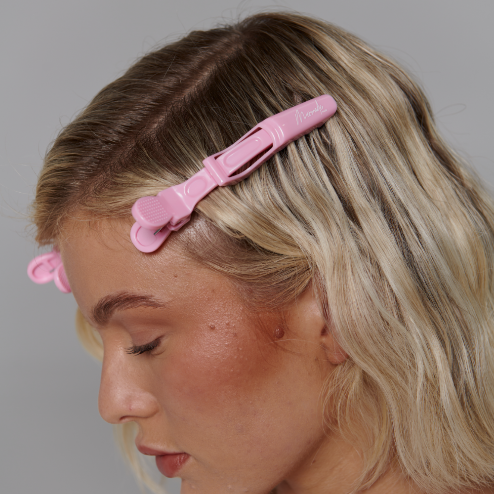 Mermade Hair Grip Clips Pink Pack of 4