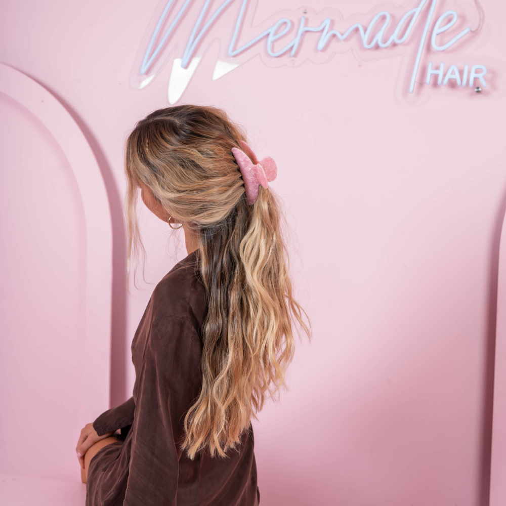 Mermade Hair Claw Clip Pink