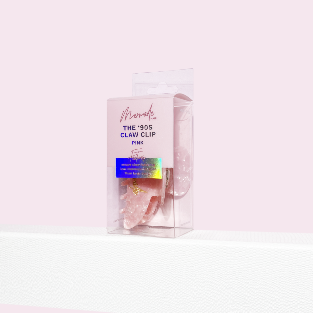 Mermade Hair Claw Clip Pink