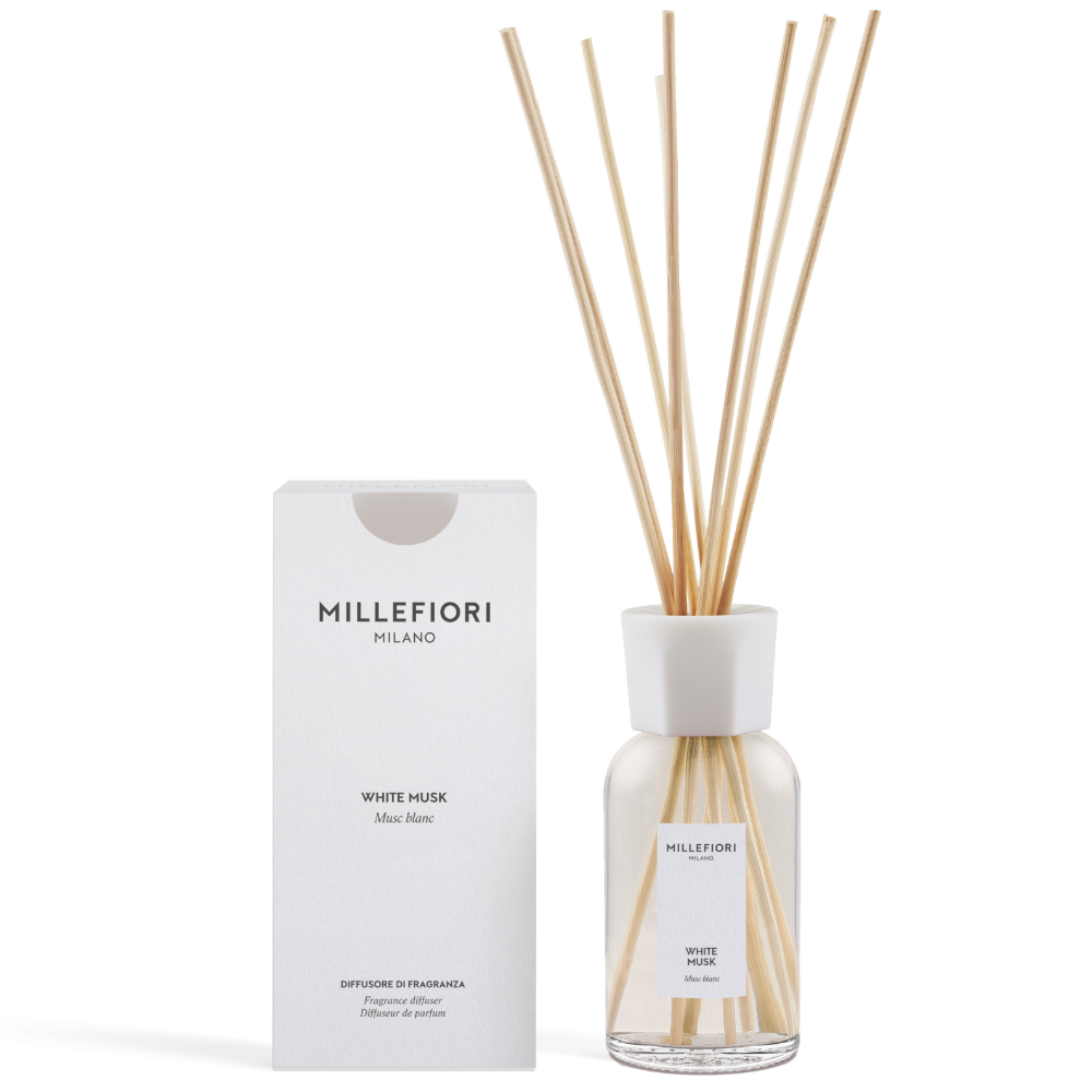 Millefiori Milano Reed Diffuser White Musk 250ml