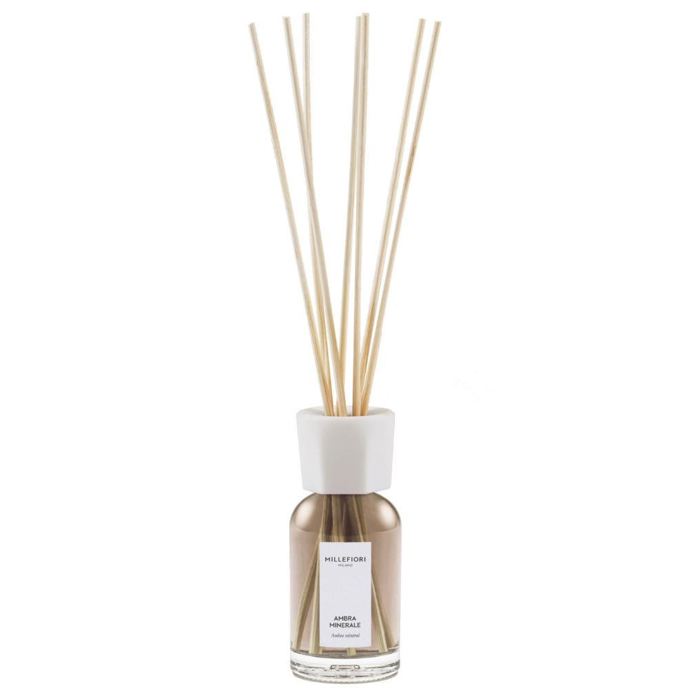 Millefiori Milano Reed Diffuser Ambra Minerale 100ml