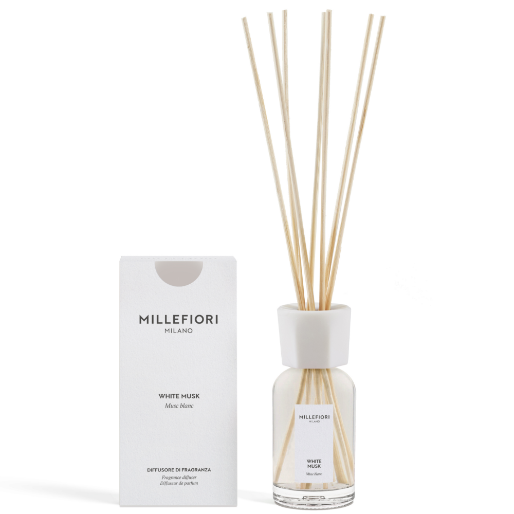 Millefiori Milano Reed Diffuser White Musk 100ml