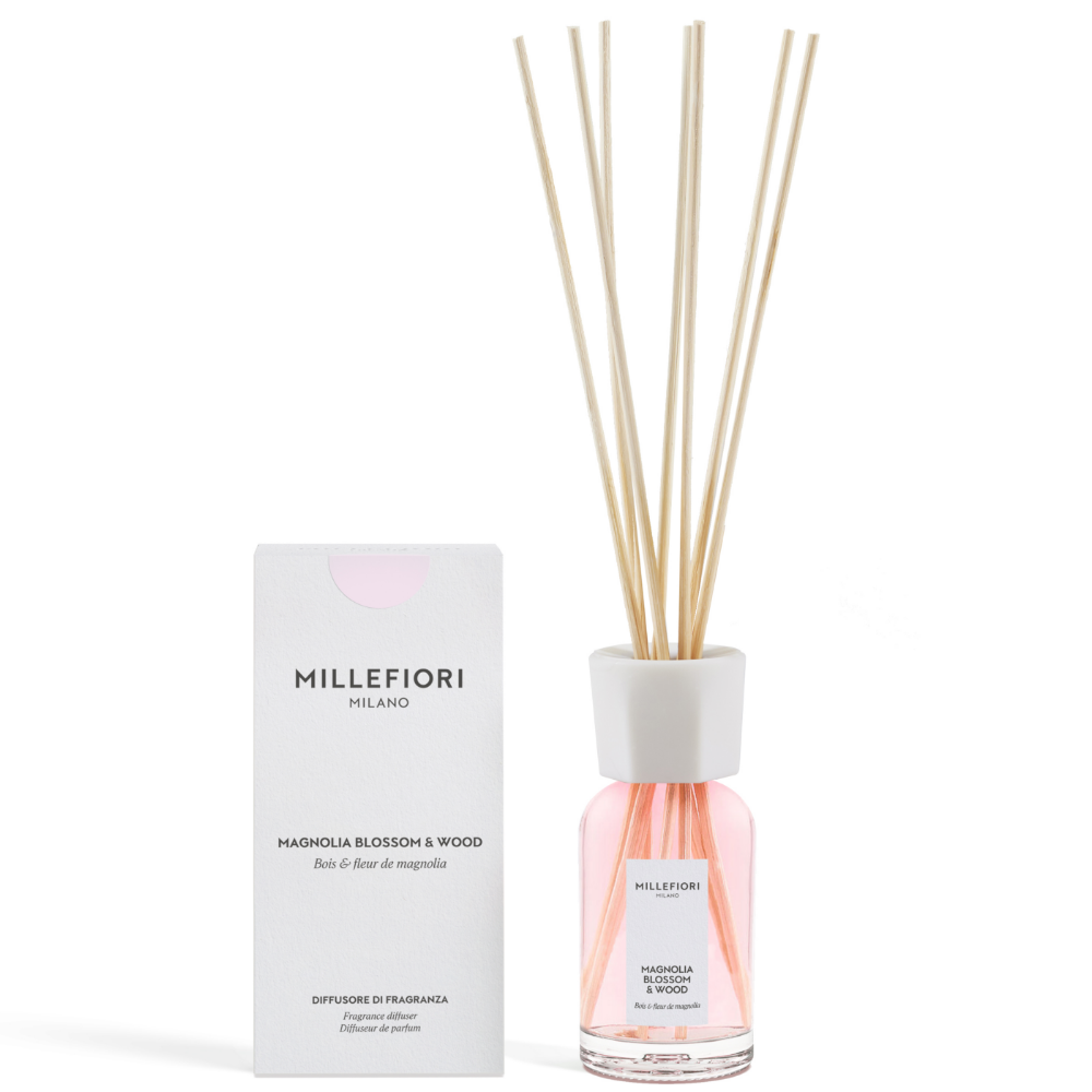 Millefiori Milano Reed Diffuser Magnolia Blossom & Wood 100ml