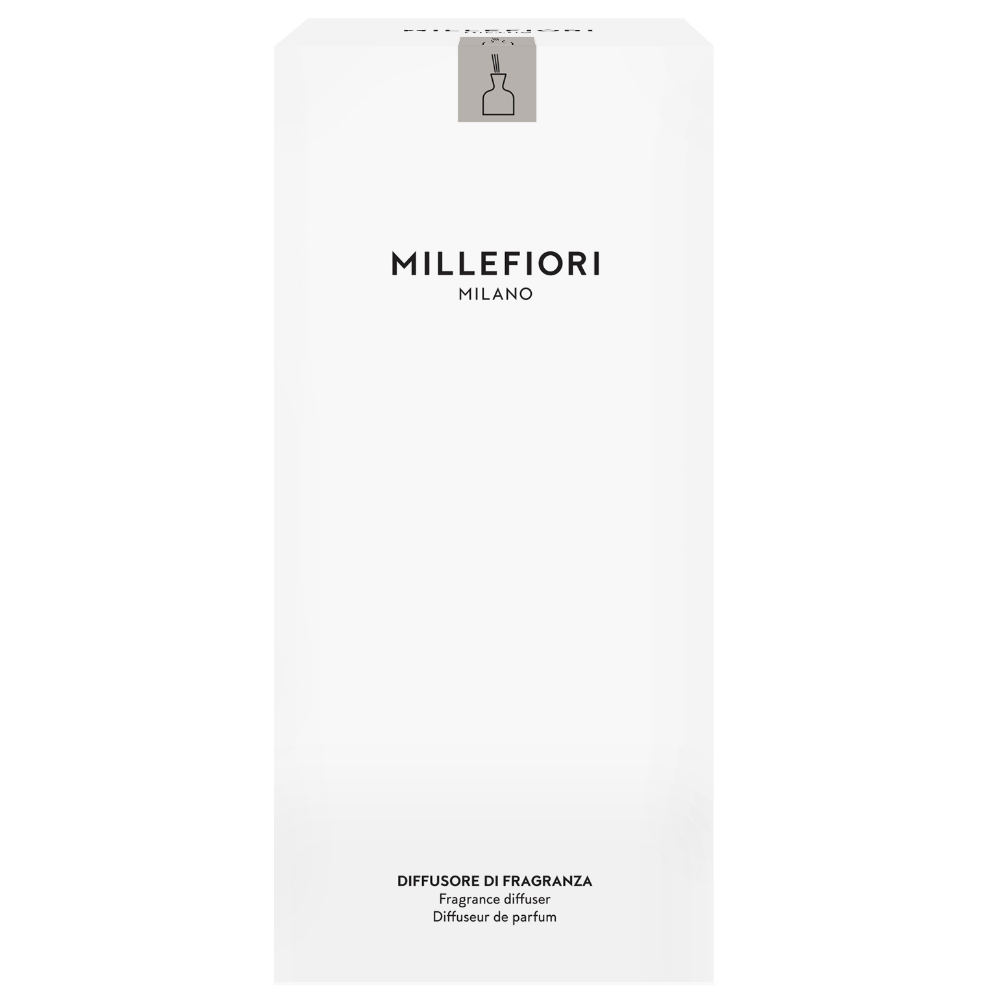 Millefiori Milano Air Design Fragrance Diffuser Glass Vase Dove Grey