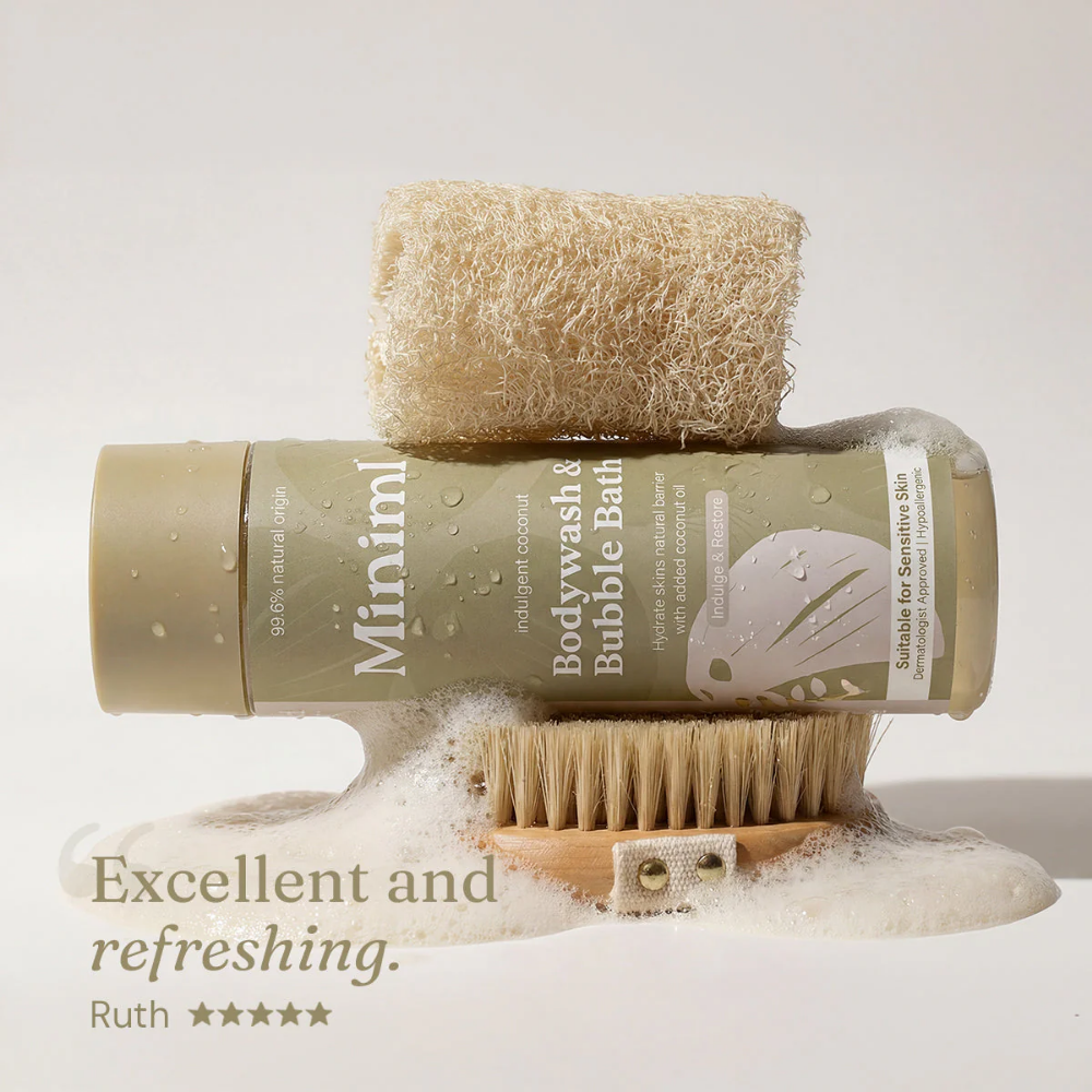 Miniml Body Wash & Bubble Bath Indulgent Coconut 2000ml
