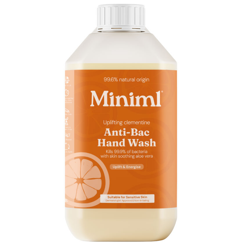 Miniml Anti-Bacterial Hand Wash Uplifting Clementine 2000ml