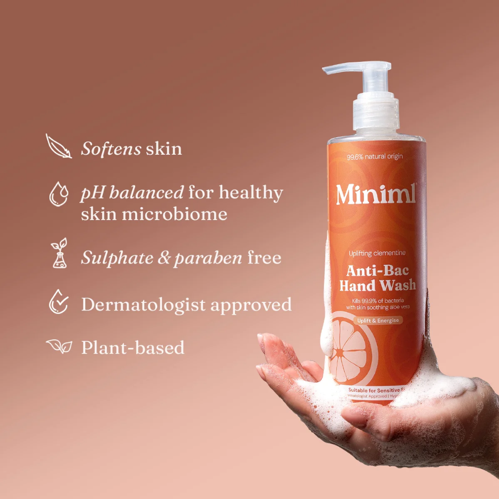 Miniml Anti-Bacterial Hand Wash Uplifting Clementine 2000ml
