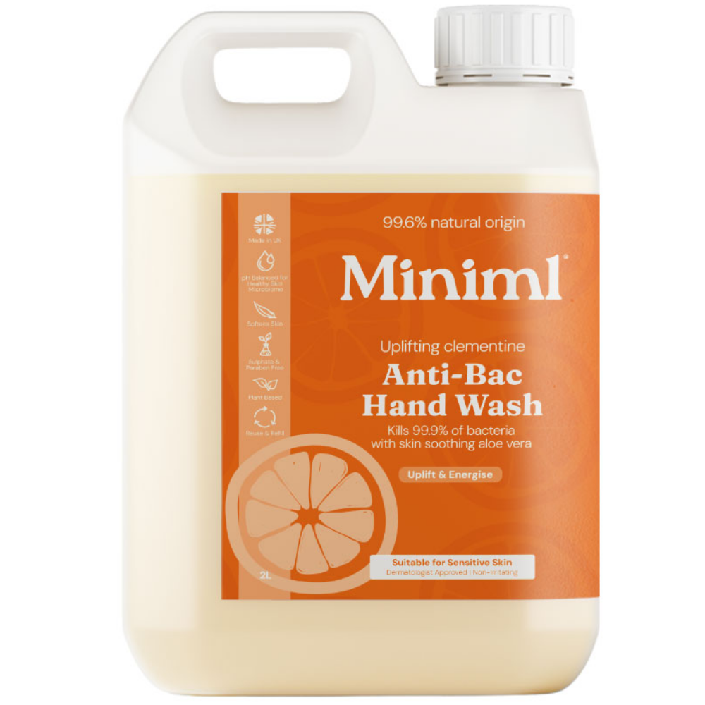 Miniml Anti-Bacterial Hand Wash Uplifting Clementine 2000ml