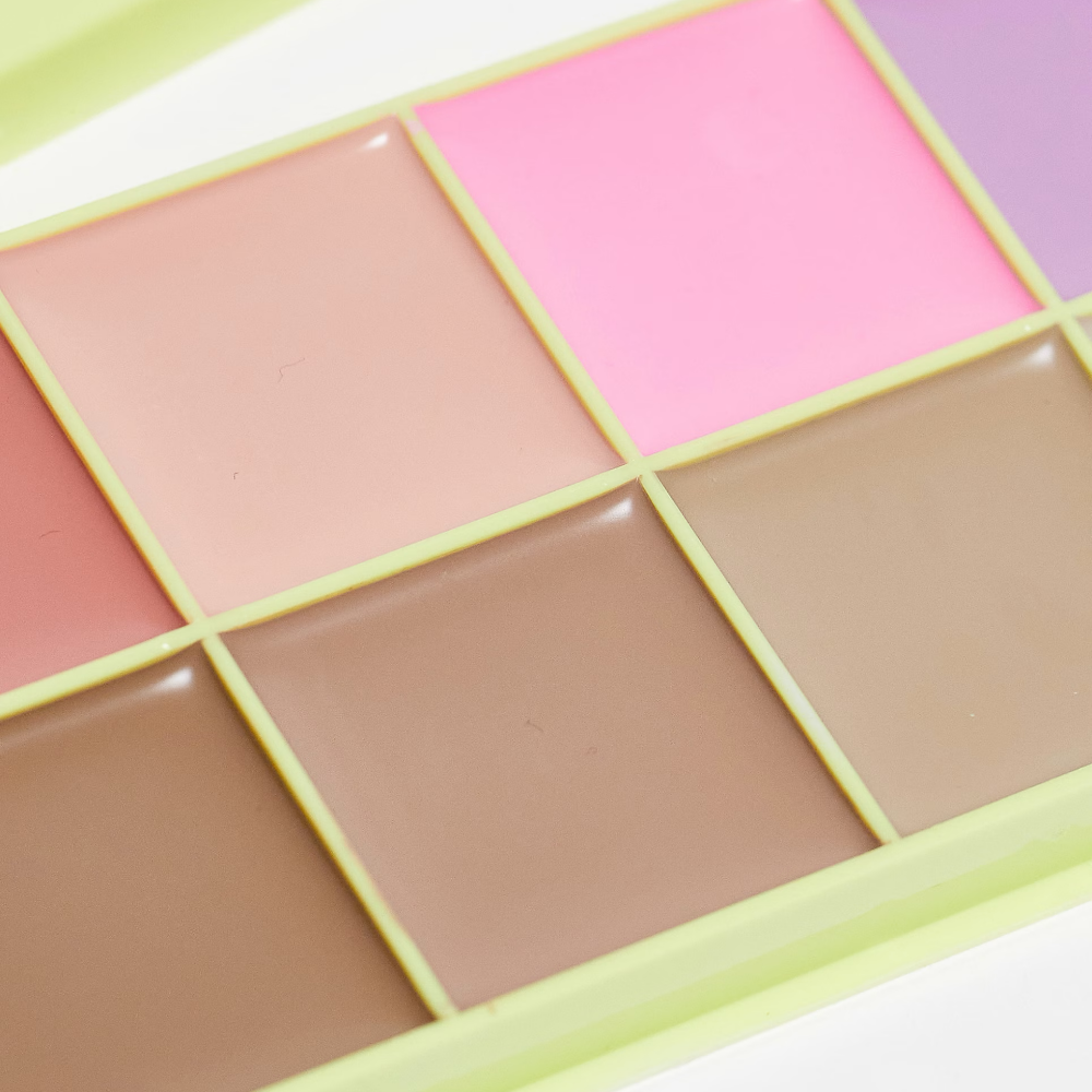 Made By Mitchell Curve Case Matte Cream Blusher & Bronzer Palette Lighter