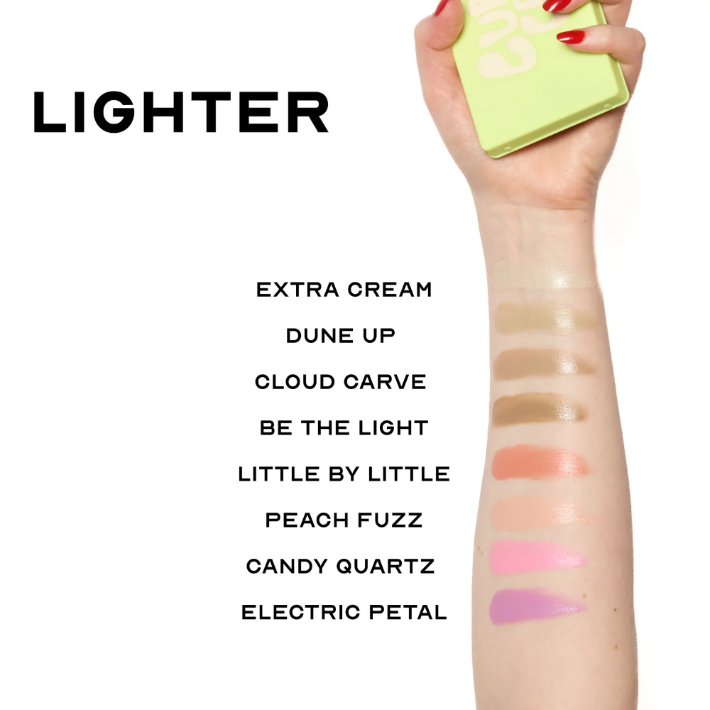 Made By Mitchell Curve Case Matte Cream Blusher & Bronzer Palette Lighter