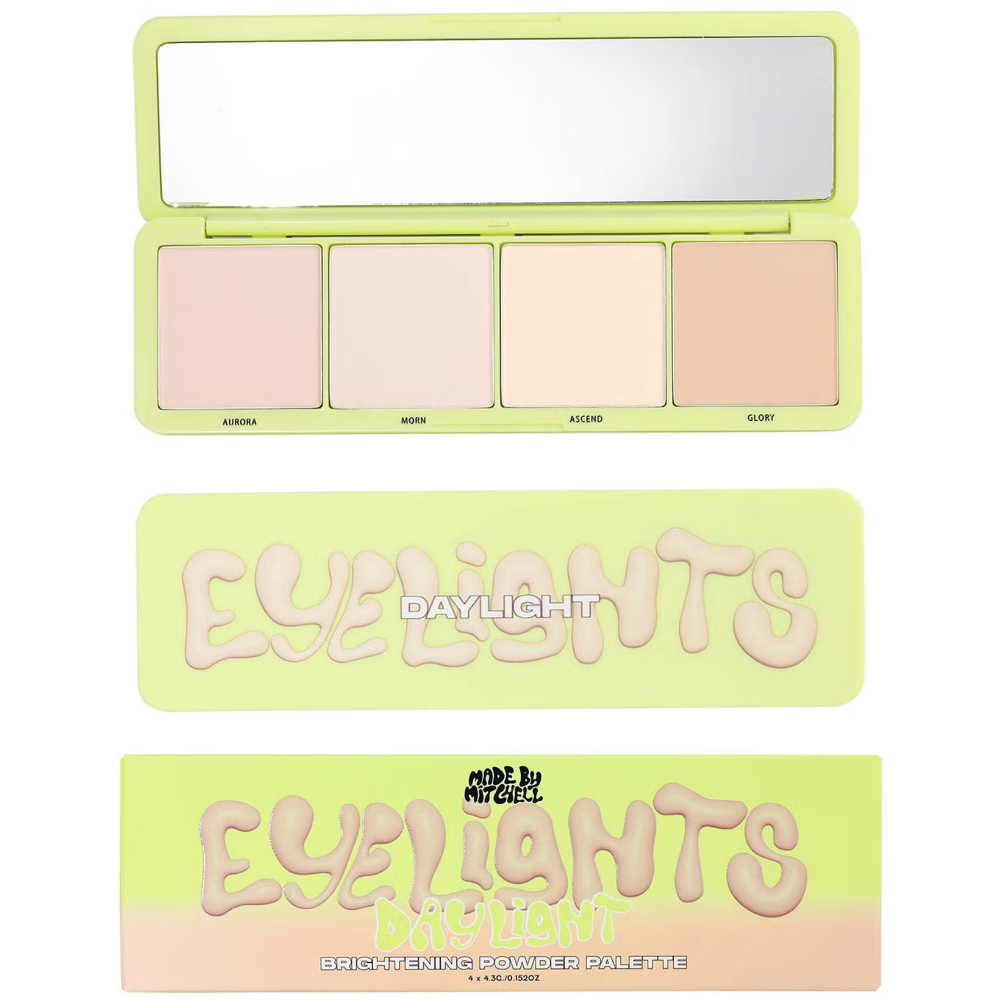 Made By Mitchell Eyelights Brightening Powder Palette Daylight