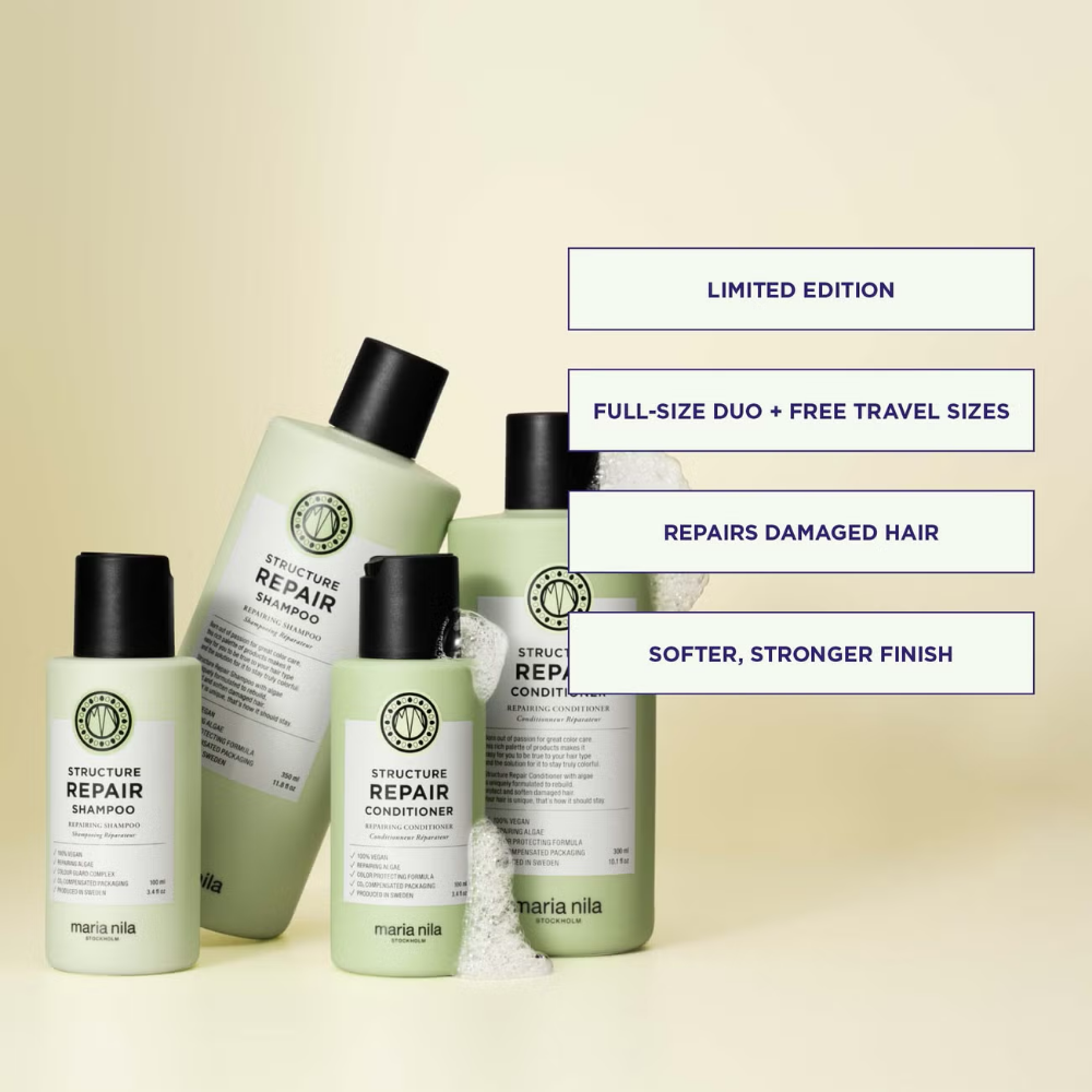Maria Nila Structure Repairing Hair Care Beauty Bag