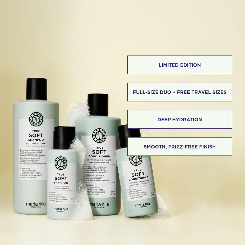 Maria Nila True Soft Hair Care Beauty Bag