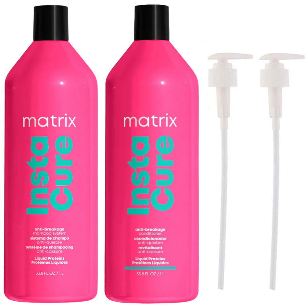 Matrix Total Results Instacure Liquid Proteins Anti-Breakage Shampoo & Conditioner Twin 2 x 1000ml
