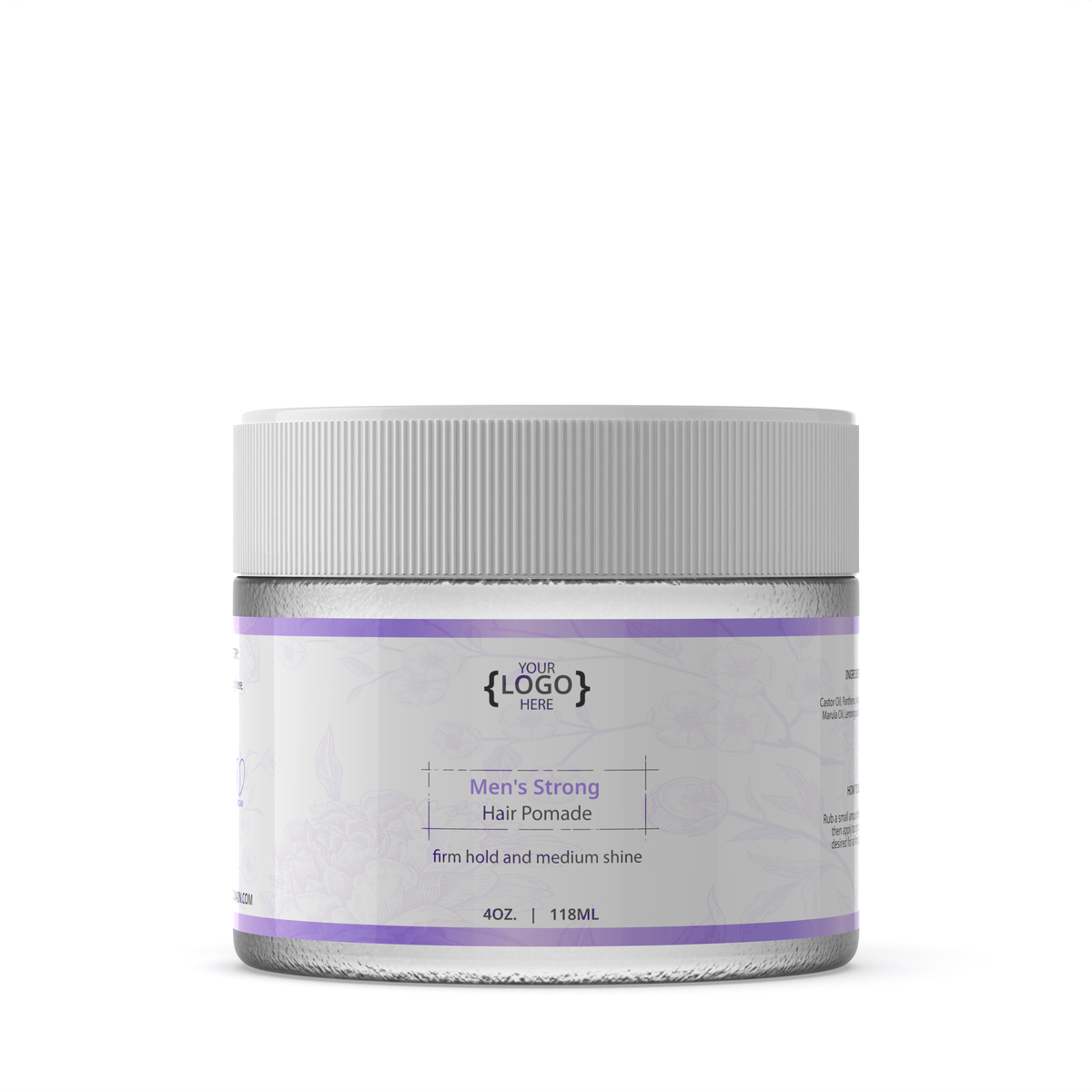 Men's Strong Hair Pomade - 4 oz