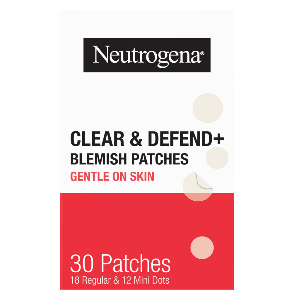 Neutrogena Sensitive Clear & Defend+ Hydrocolloid Blemish Patches x30