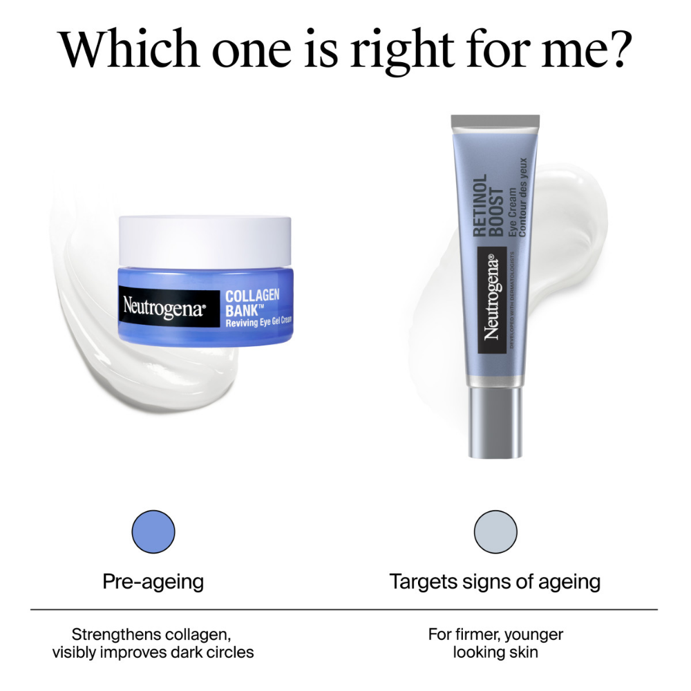 Neutrogena Collagen Bank Reviving Eye Gel Cream 15g