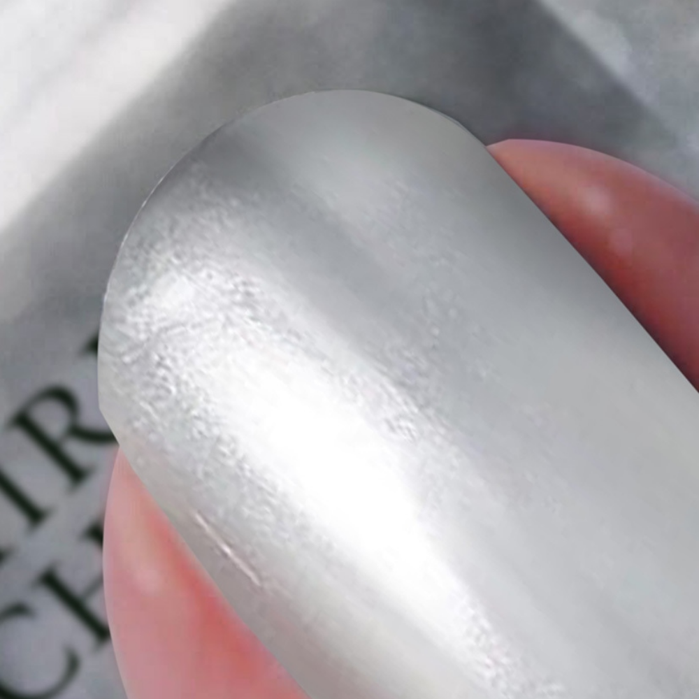 Nails Inc. Mirror Chrome High Shine Metallic Silver Served Nail Polish 14ml