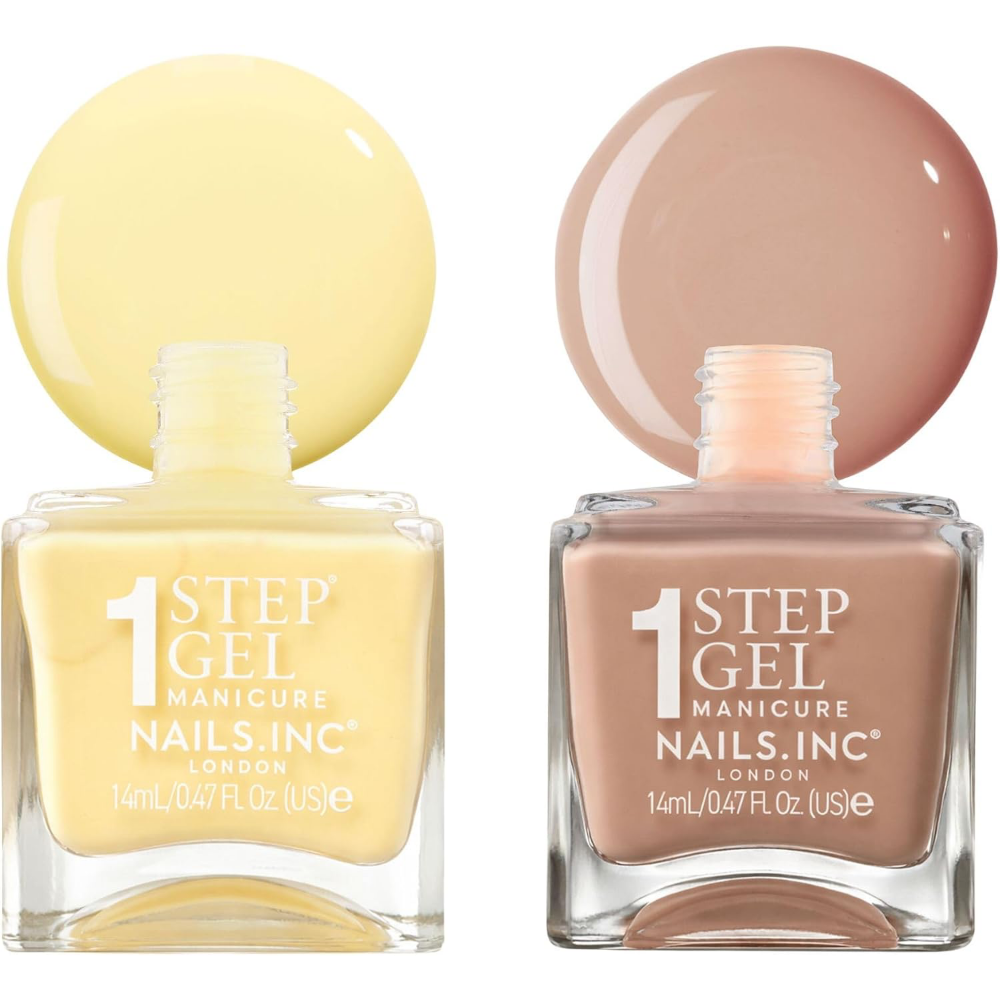 Nails Inc. It's Topless 1-Step Gel Butter Crème Nail Polish Duo 2 x 14ml